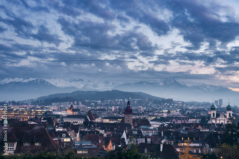 Panorama of Lucerne