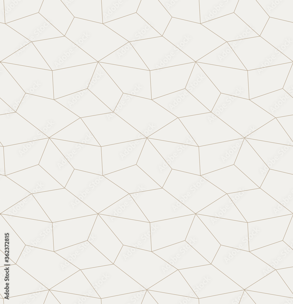 Repeat Simple Graphic Hexagon Swatch Texture. Continuous Fabric Vector Diagonal Decor Pattern. Seamless Modern Polygon Backdrop 