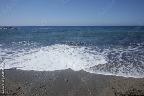 Rodakino beach crete island peristeres area summer background covid-19 season high quality prints photo