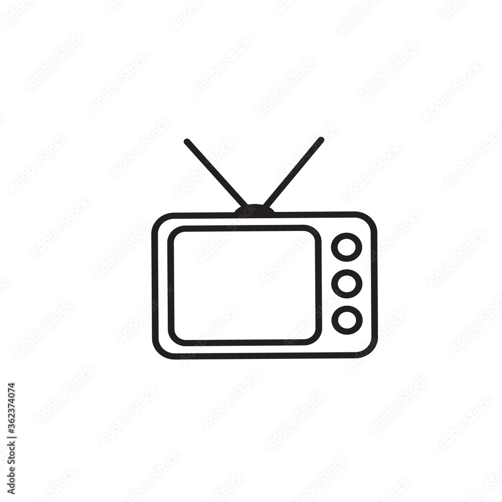 TV icon vector TV icon vector
