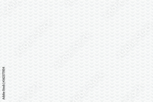 Abstract vector seamless of scales. White vector scale pattern. Background consisting of white hexagons. 