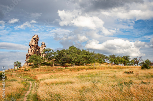 Die teufelsmauer im harz