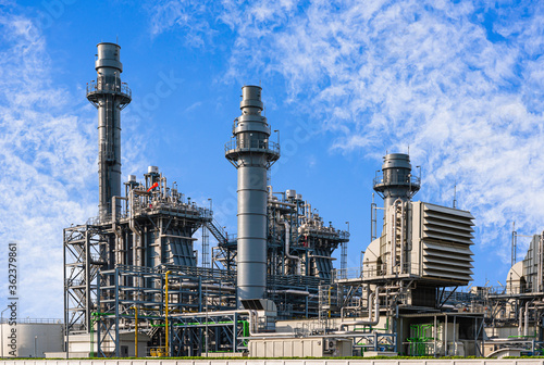 Gas turbine electric power plant industry