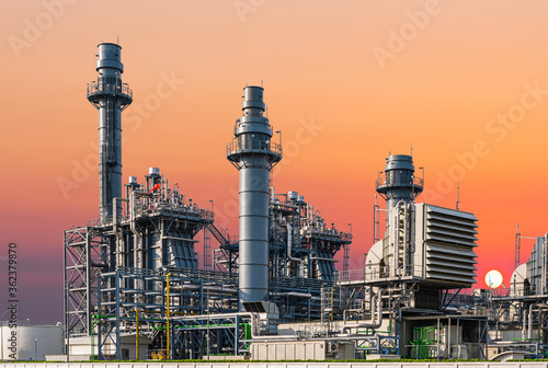 Gas turbine electric power plant industry