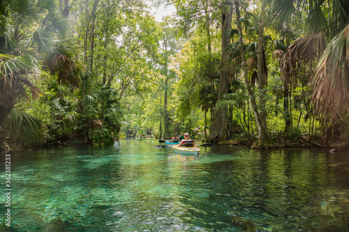 Kayaking along the Silver Spring State Park Waterway