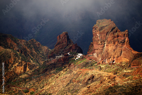 Natural Park of Pilancones in Gran Canaria, Canary Islands, Spain photo