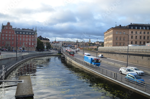 Photography view of the city of stockholm