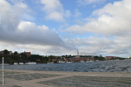Photography view of the city of stockholm