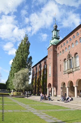 Photography old town hall stockholm