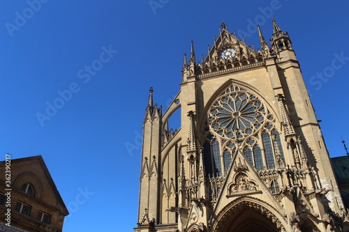 Katedrale von Metz im Sommer 2020, Metz, Frankreich