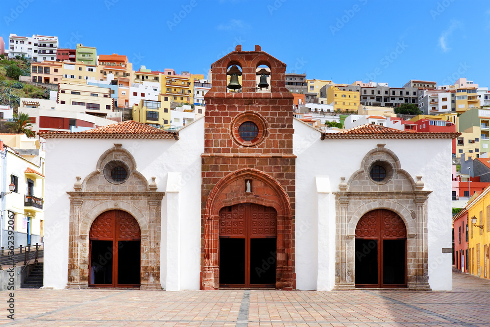 Fototapeta premium Architectural detail in San Sebastian de la Gomera, Canary Islands, Spain