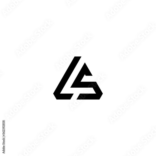 LS Initial logo template vector