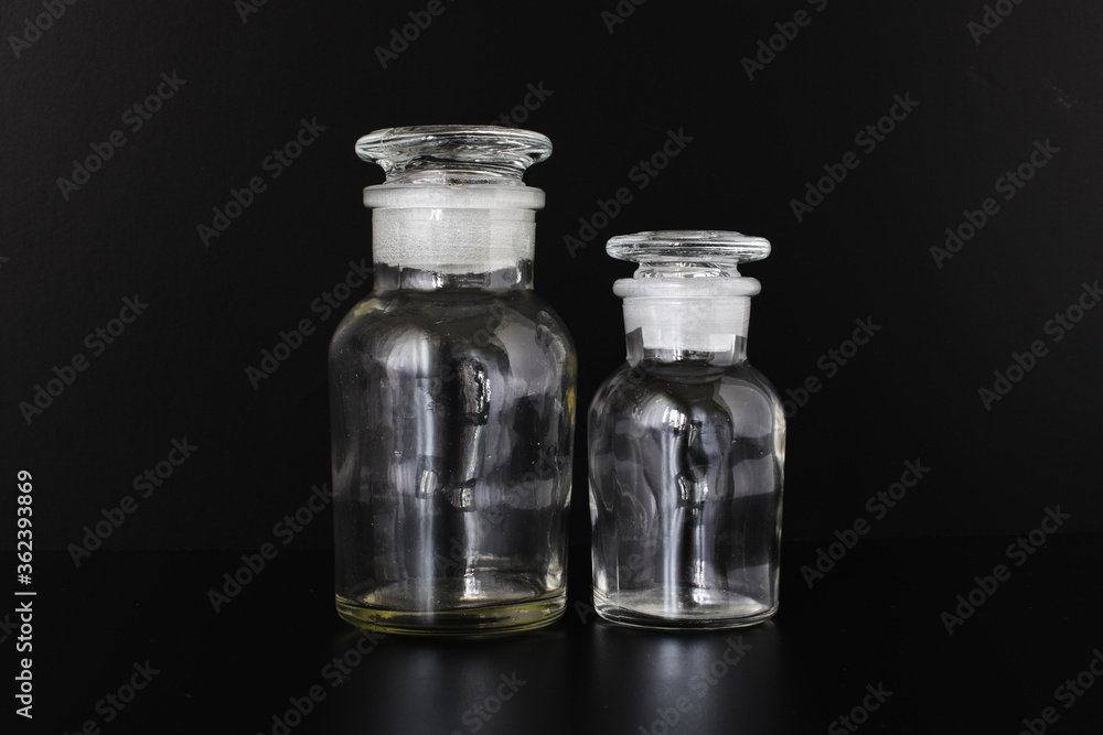 old bottle with poison old bottle with poison