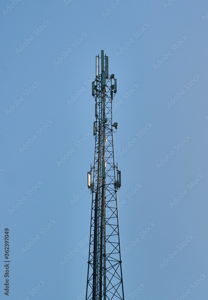 Mobile mast in the forest outside Stockholm at Värmdö Mobile mast in the forest outside Stockholm at Värmdö