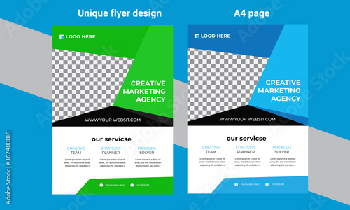 Business brochure flyer design a4 template. Vector illustrationBusiness brochure flyer design a4 template. Vector illustration