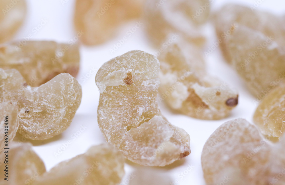 Close up shot of dried amla - Indian gooseberry Close up shot of dried amla - Indian gooseberry