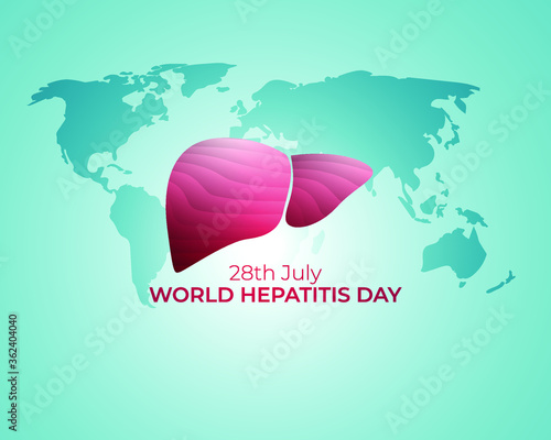 MEDICAL CONCEPT BACKGROUND FOR WORLD HEPATITIS DAY