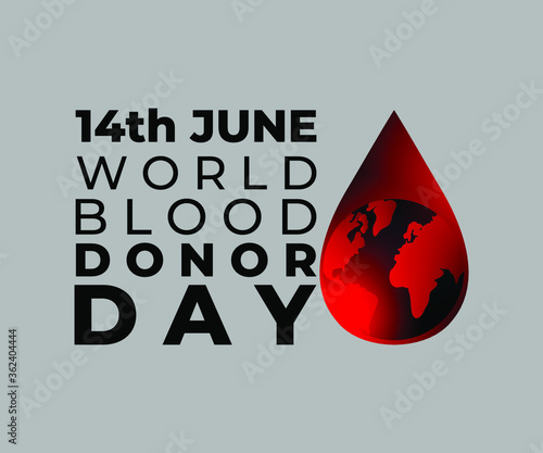 medical concept background for world blood donor day-14th june