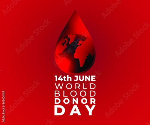 medical concept background for world blood donor day-14th june