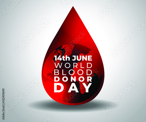 medical concept background for world blood donor day-14th june