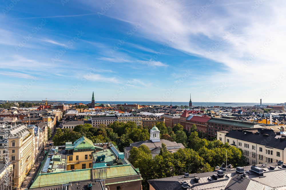 Helsinki view from Torni, Finland