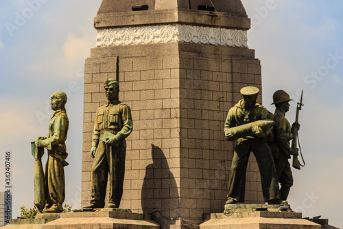 Victory Monument (Anusawari Chai Samoraphum) is an obelisk monument in Bangkok, Thailand. The monument was erected in June 1941 to commemorate the Thai victory in the Franco-Thai War.