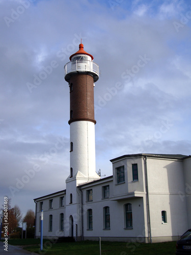 Timmendorf Lighthouse in Poel Island, Mecklenburg-Vorpommern, Germany.