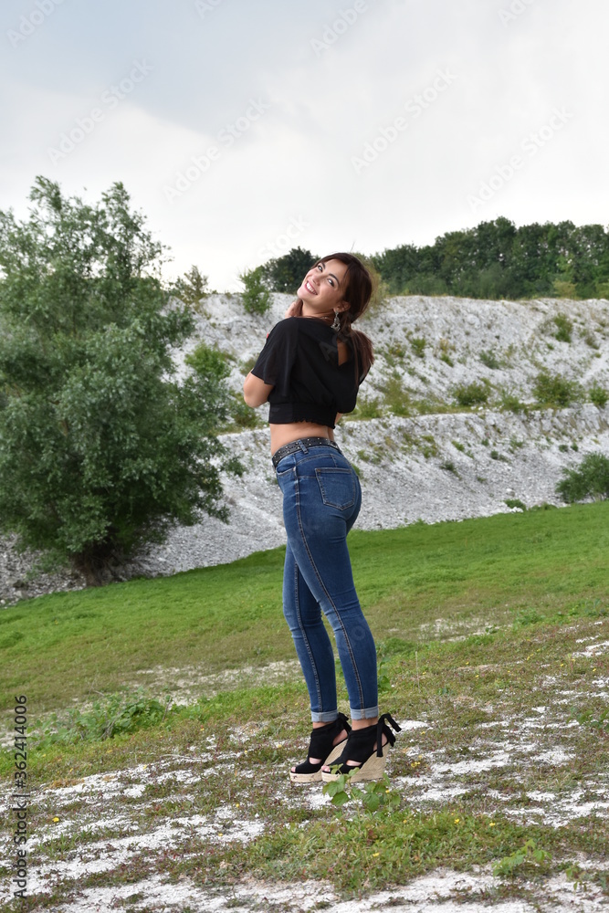 Magnifique sourire d'une femme Magnifique sourire d'une femme