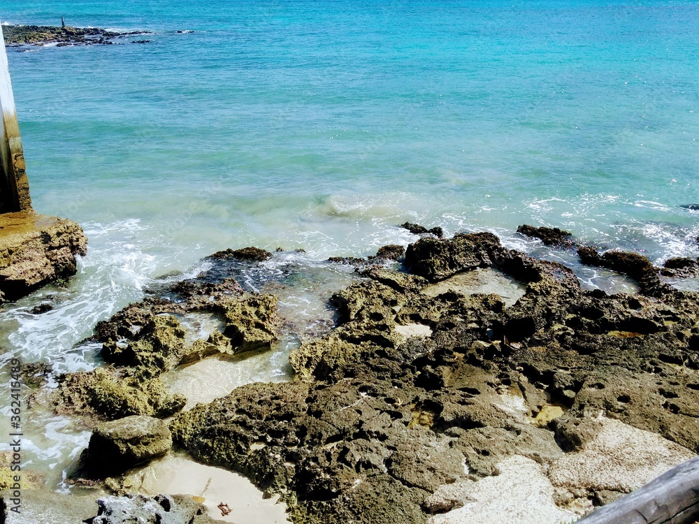 beach and rocks beach and rocks