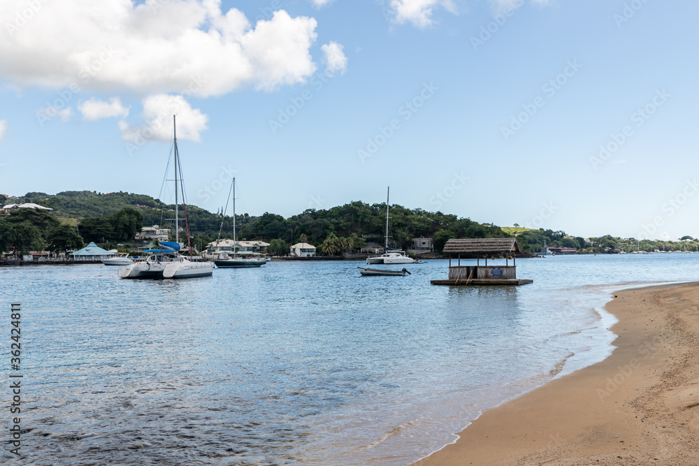 Young Island view in Saint Vincent and the Grenadines