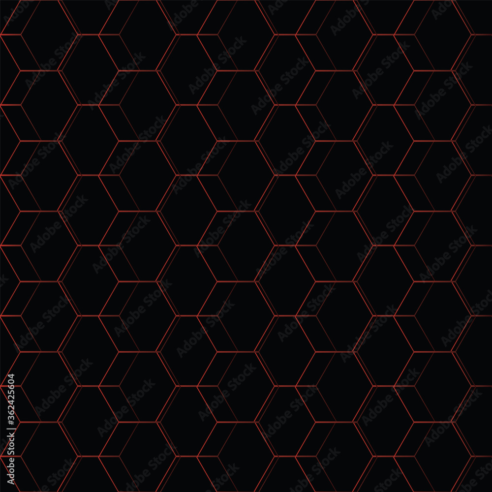 abstract geometry polygon in black and gradient red seamless pattern design abstract geometry polygon in black and gradient red seamless pattern design