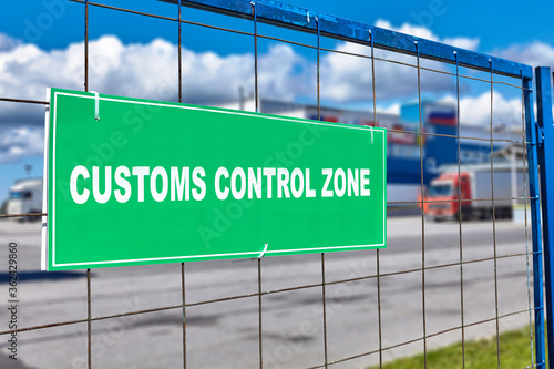 Customs logistic terminal with bonded warehouse.