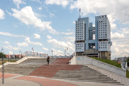 Kaliningrad-Russia-June 25, 2020: House of Soviets in Kaliningrad