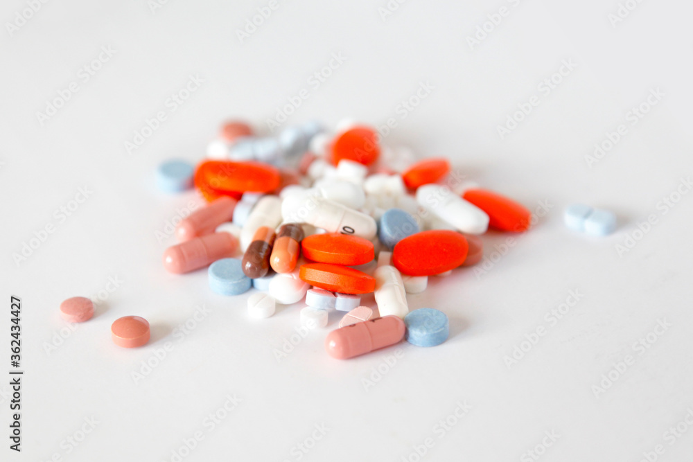 Pills isolated on White Pills isolated on White