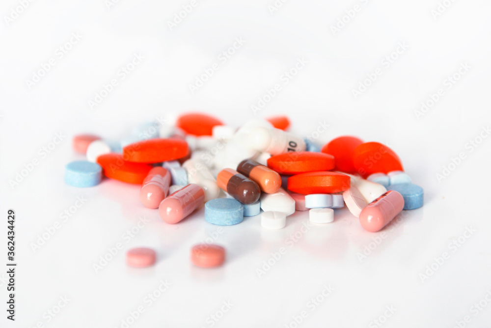 Pills isolated on White Pills isolated on White