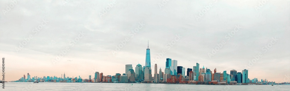 panorama of the city of NY