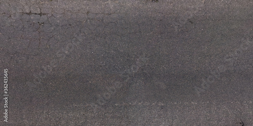 Photos view from above on texture of asphalt road
