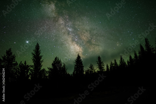 Milky Way over Lassen Volcanic National Park photo