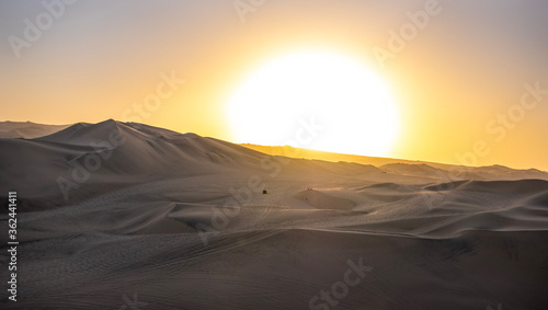 sunset in the desert © nathan