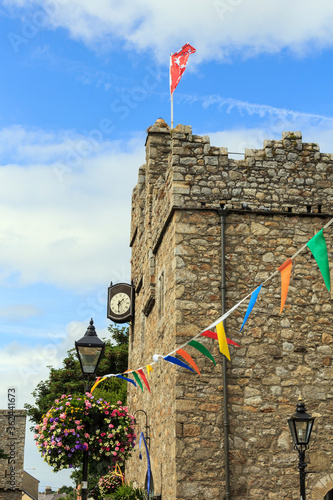 Dalkey Castle in Dalkey, affluent suburb of Dublin, Ireland