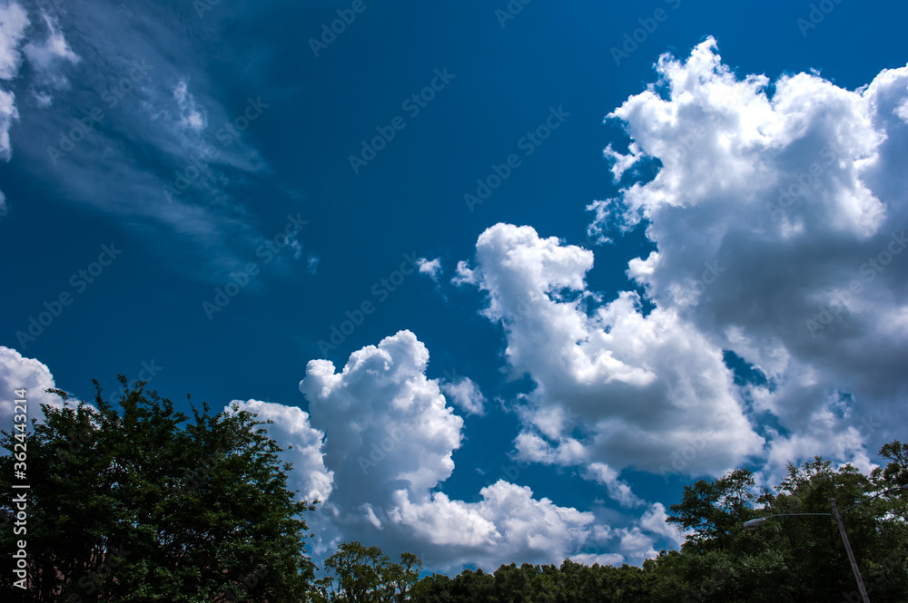 Beautiful and curious clouds background blue sky at Florida. Beautiful and curious clouds background blue sky at Florida.