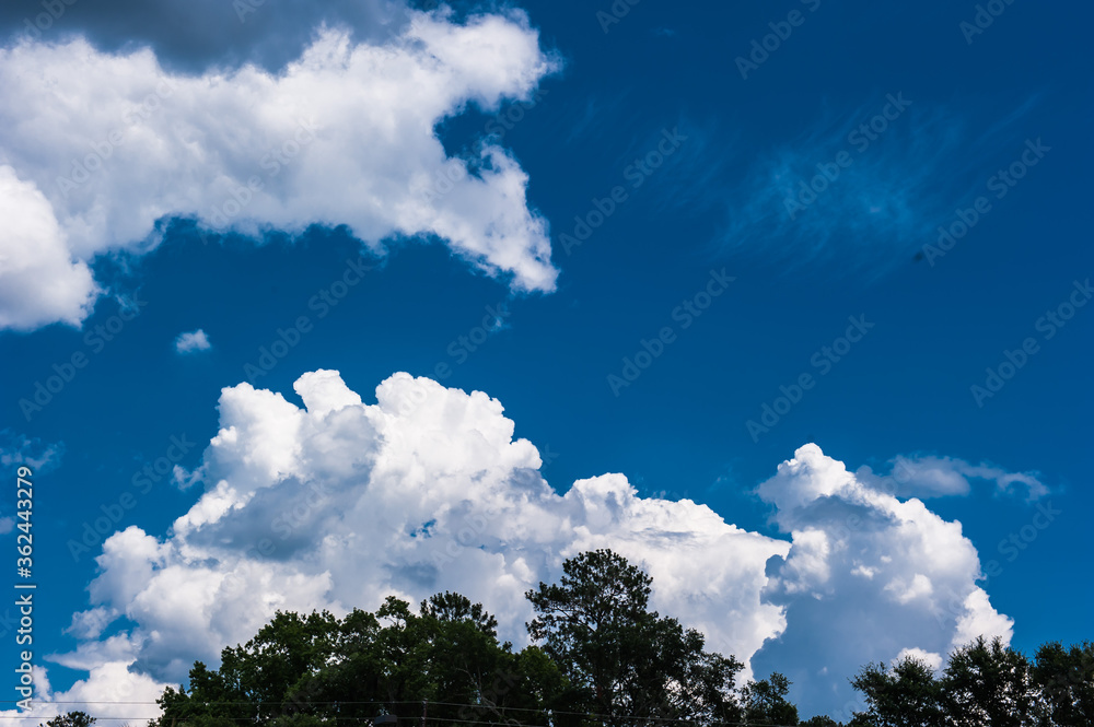 Beautiful and curious clouds background blue sky at Florida. Beautiful and curious clouds background blue sky at Florida.