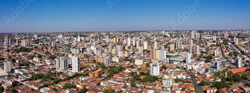City of Uberaba, State of Minas Gerais, Brazil. Aerial view. July 2020. photo