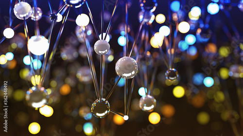 Grid of linked spheres abst...