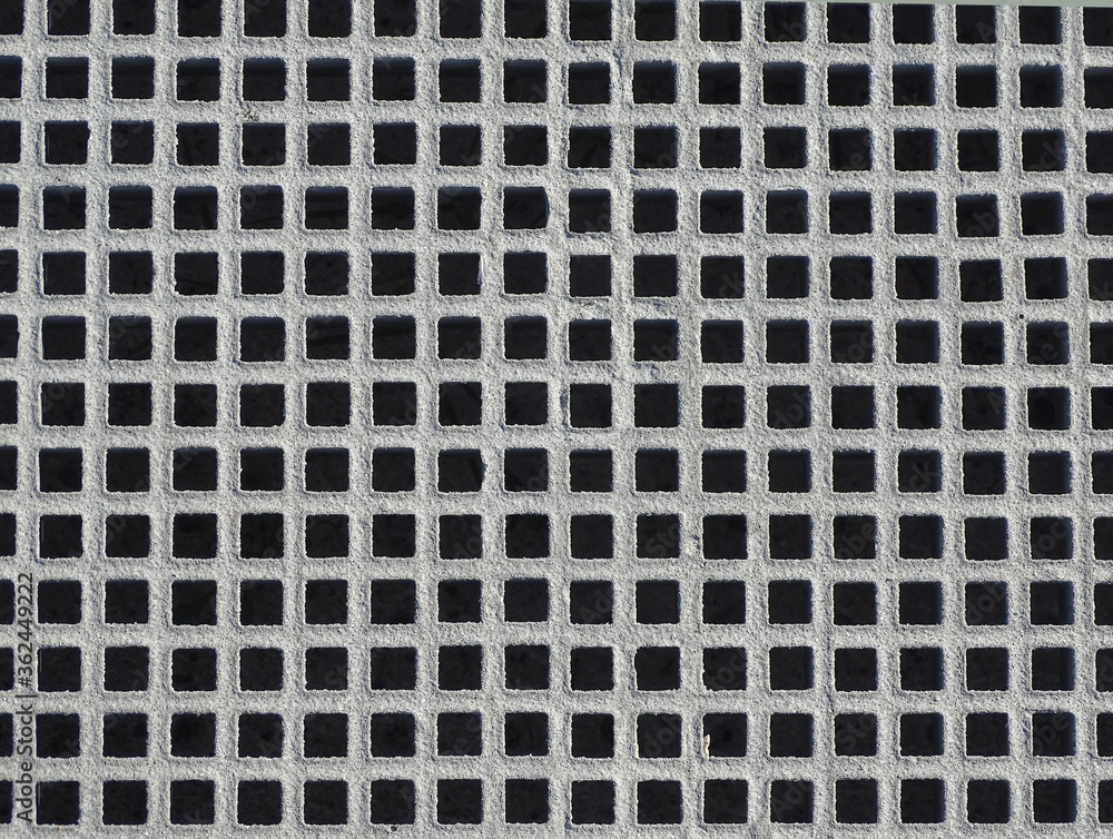 Grid Pattern on Suspended Walkway. Grid Pattern on Suspended Walkway.