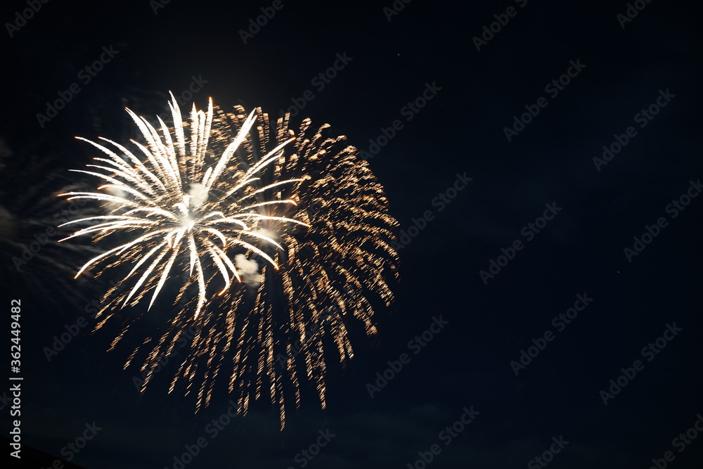 Fireworks being fired off in Wisconsin to celebrate the 4th of July independence day. Fireworks being fired off in Wisconsin to celebrate the 4th of July independence day.