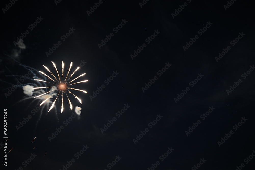 Fireworks being fired off in Wisconsin to celebrate the 4th of July independence day. Fireworks being fired off in Wisconsin to celebrate the 4th of July independence day.