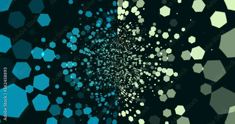Motion background, point background, Hexagon point animation. Motion background, point background, Hexagon point animation.