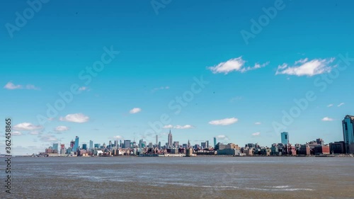 Entire manhattan from jersey city photo