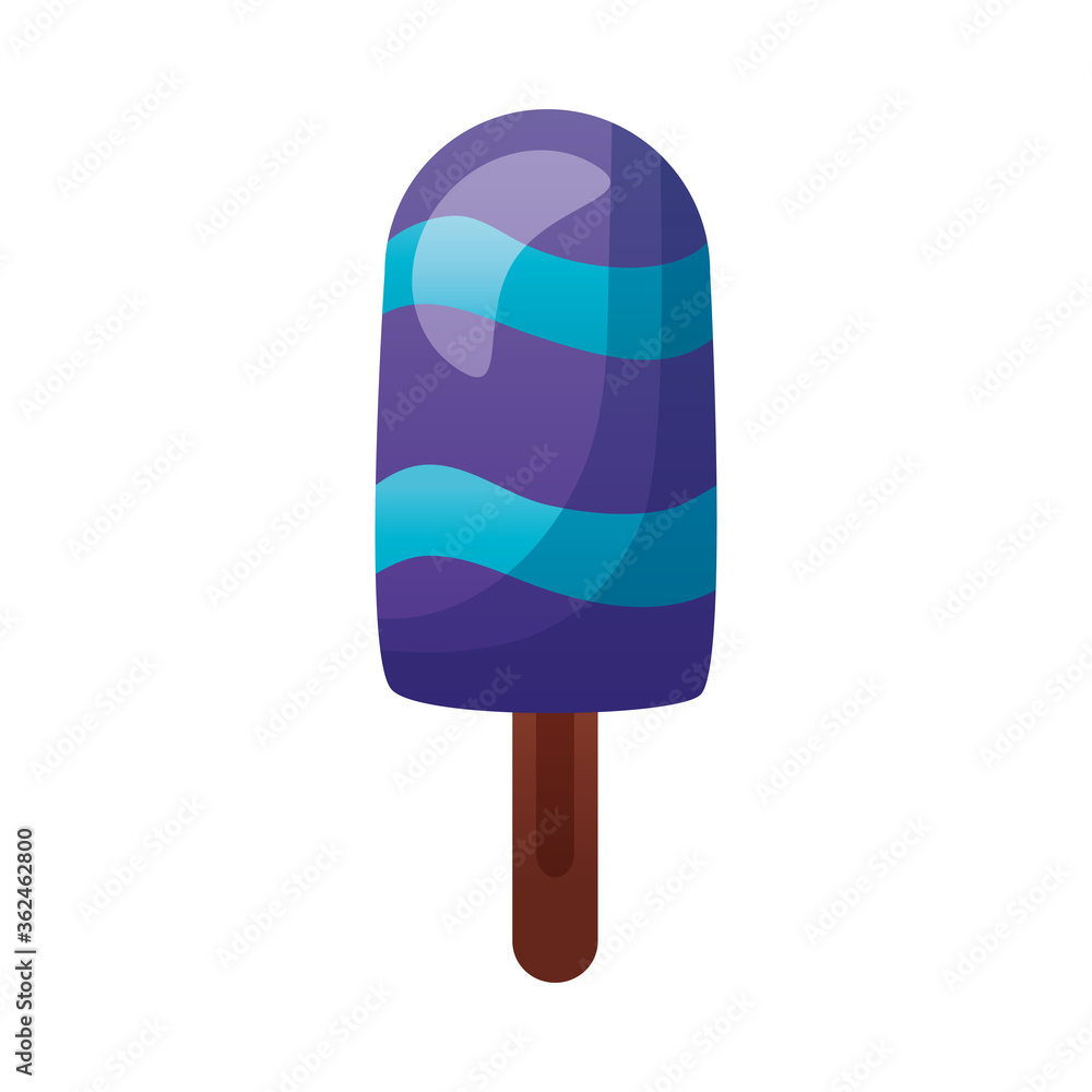 Isolated ice cream with stick vector design Isolated ice cream with stick vector design